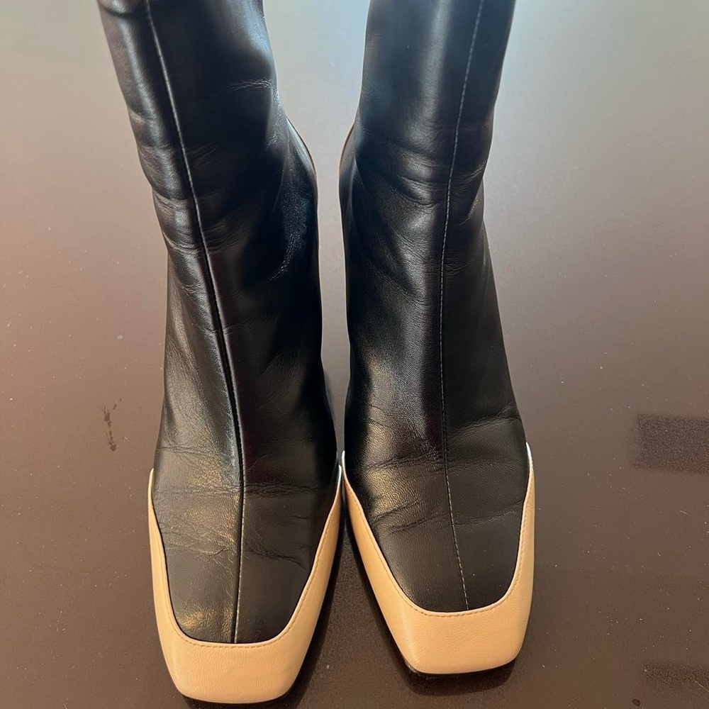 Aeyde Lily Boot Black/Latte - Picture 6 of 7